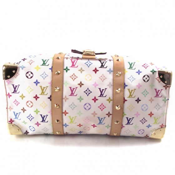 Monogram Multicolor Keepall 45 White