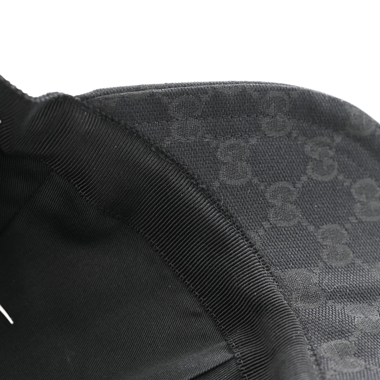 Monogram Textured Dollar Calfskin Zeno Baseball Hat M Black