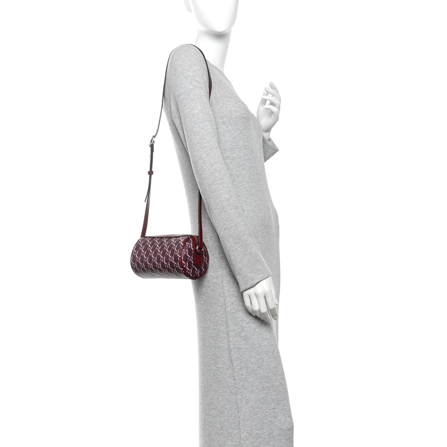 GG Shadow Monogram Ophidia Crossbody Bag Rosso Ancora Red