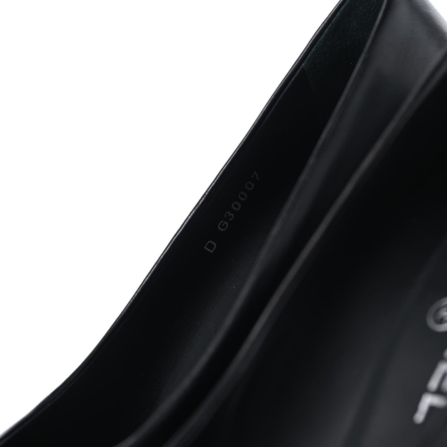 Calfskin Patent CC Cap Toe Platform Chain Pumps 38 Black