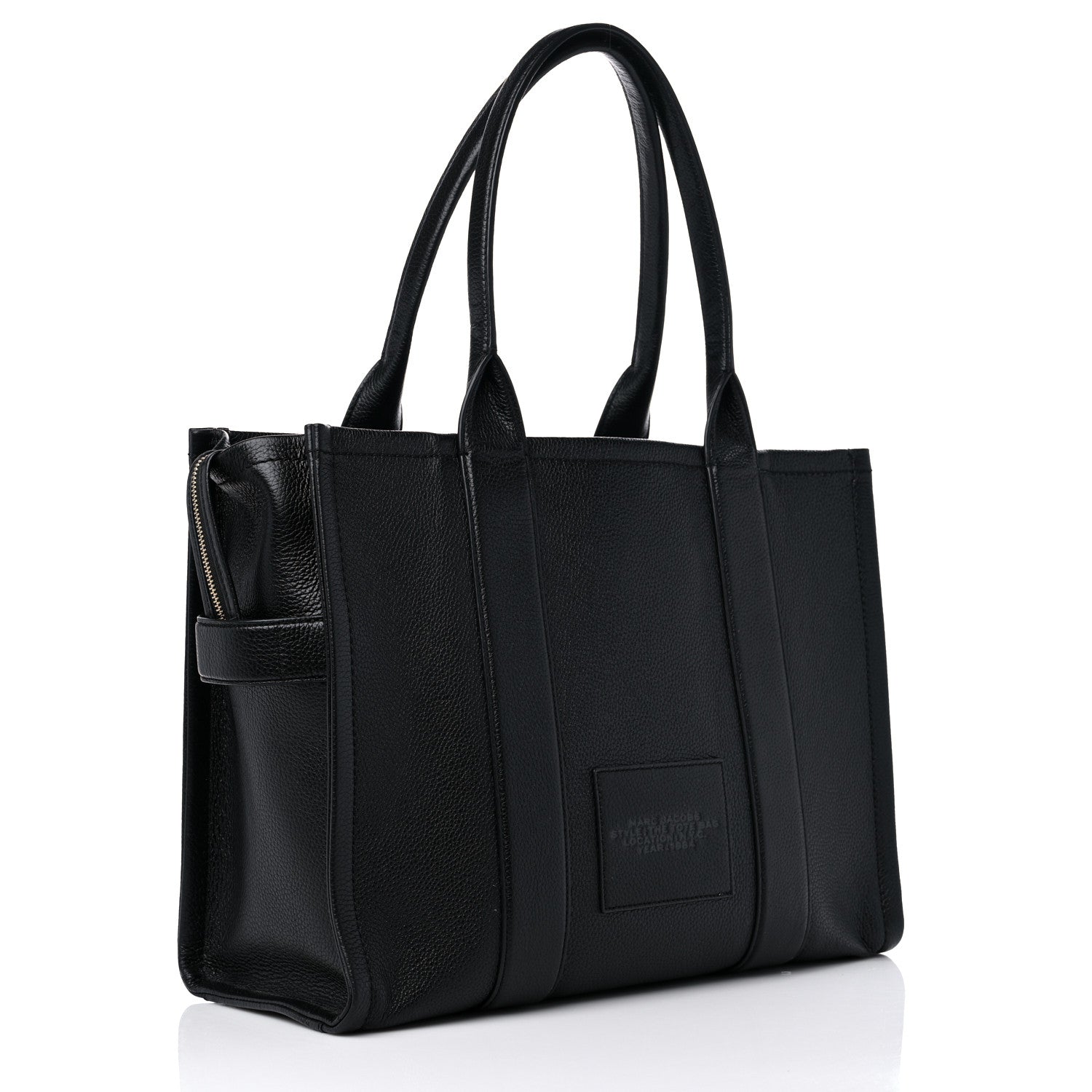 Marc Jacobs Grained Calfskin Large The Tote Bag Black 3 of 15