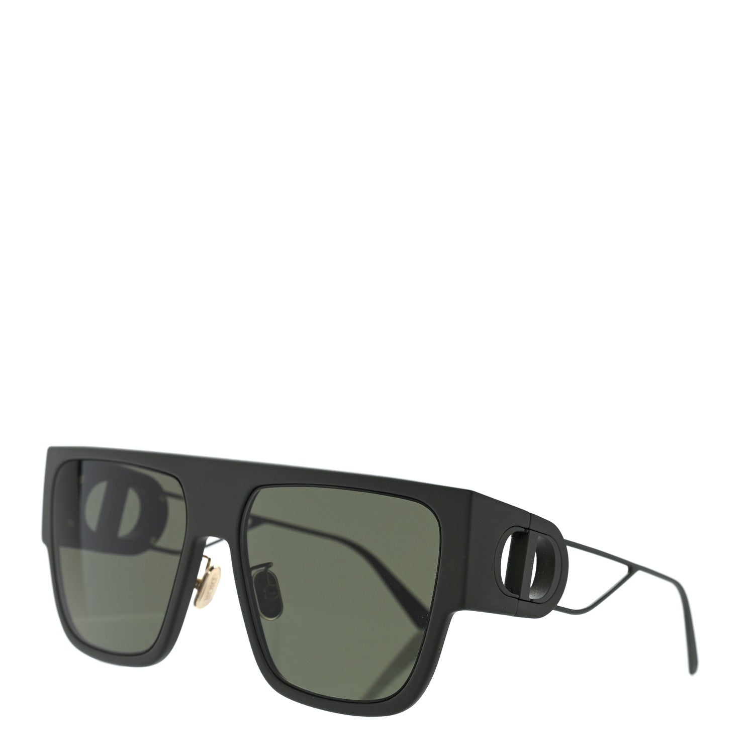 Christian Dior Acetate Square 30 Montaigne Sunglasses Matte Green 1 of 6