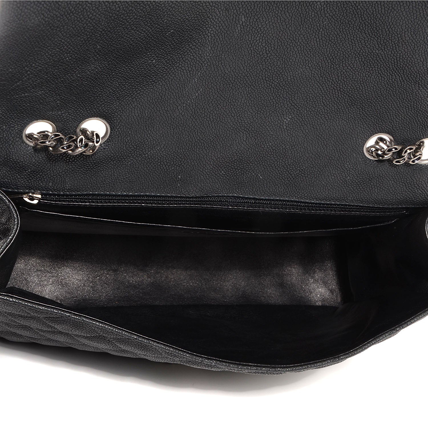 Chanel Washed Caviar 2.55 Reissue 227 Flap Black 6 of 9