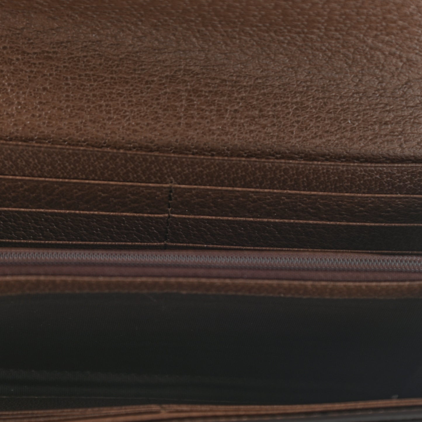 GG Supreme Monogram Web Ophidia Continental Wallet Brown