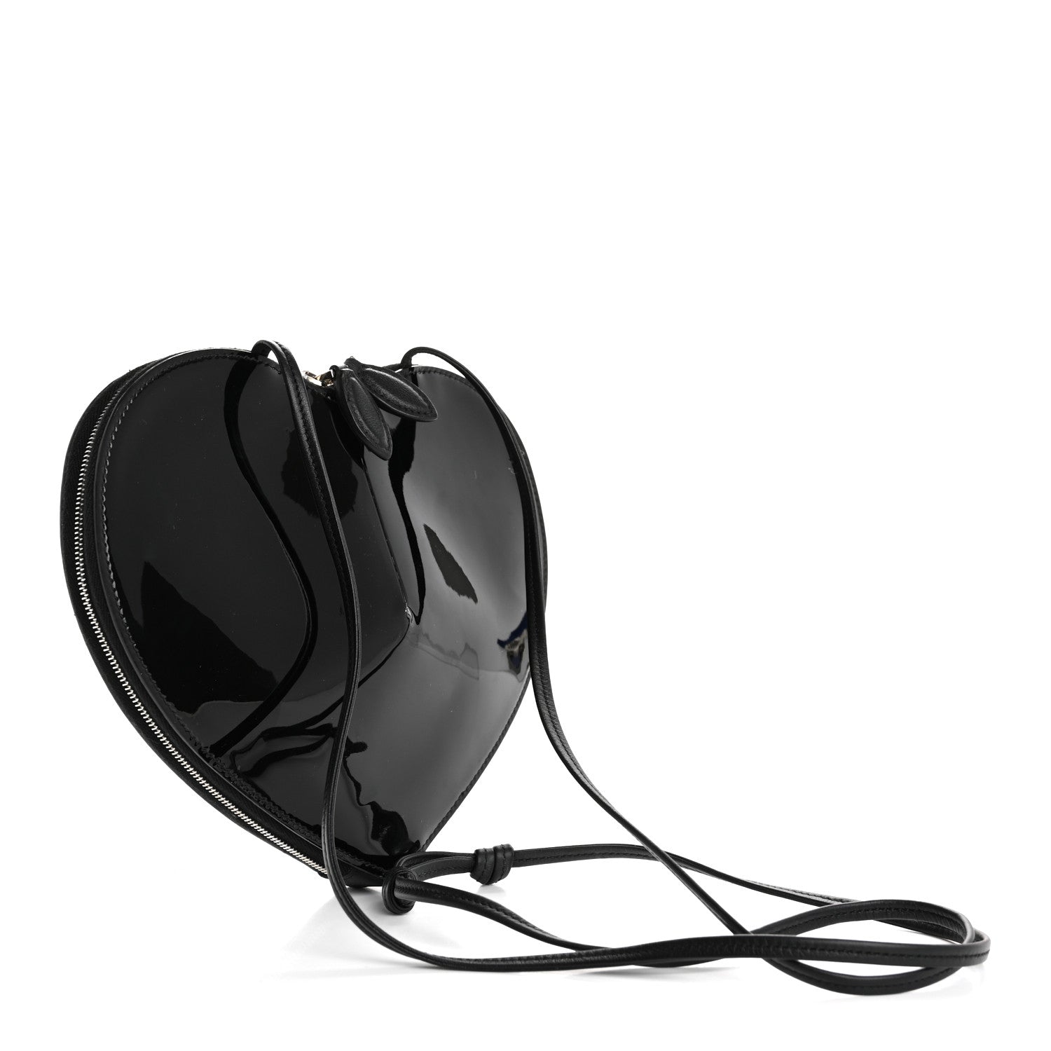 Alaia Patent Calfskin Le Coeur Bag Black 2 of 12