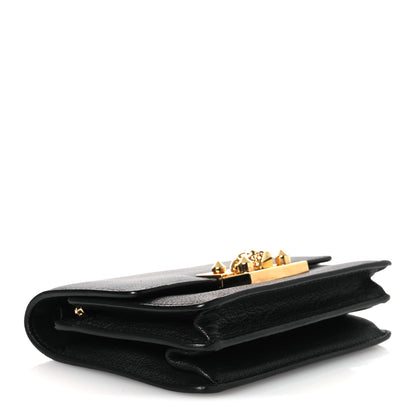Alexander McQueen Calfskin Skull Mini Clutch Black 8 of 18