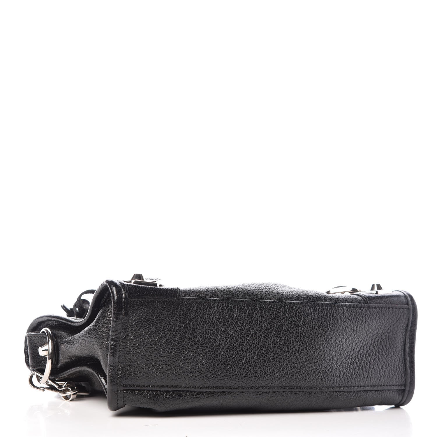 Balenciaga Chevre Silver Metallic Edge Hardware Mini City Black 4 of 9