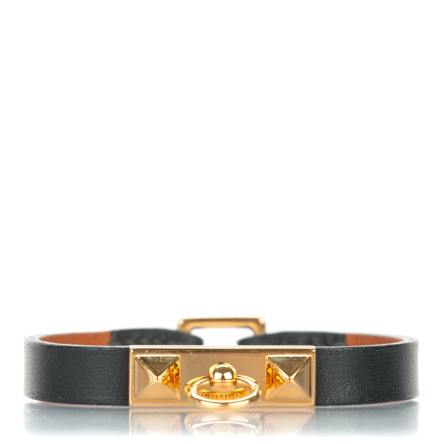 Hermes Chamonix Micro Rivale Bracelet XS Black 1 of 6