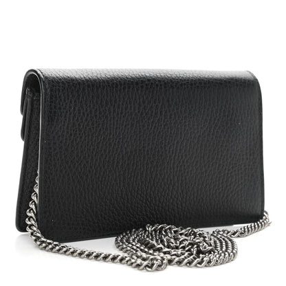 Gucci Calfskin Super Mini Dionysus Shoulder Bag Black 3 of 9