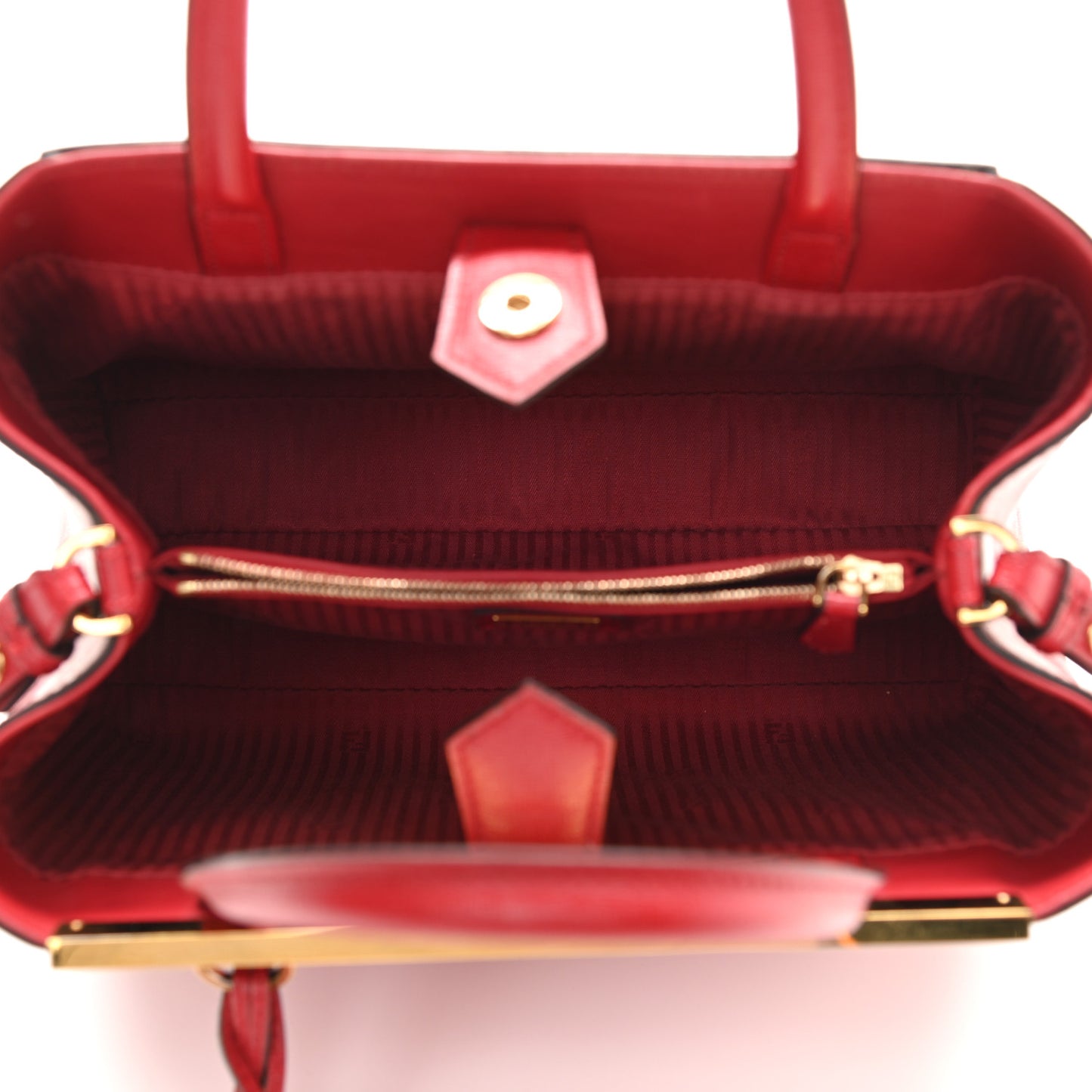 Vitello Elite Flamingo Petite 2Jours Tote Mattone