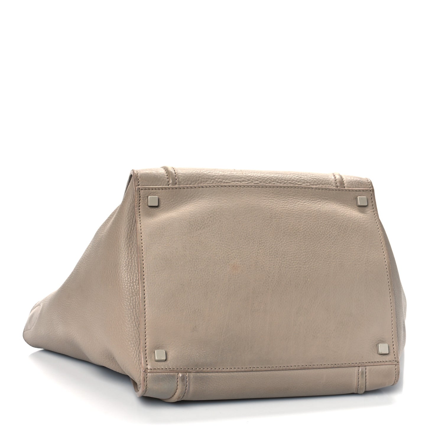 Supple Calfskin Medium Phantom Luggage Beige