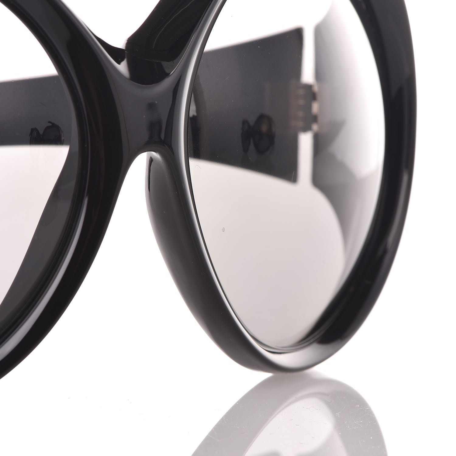 Tom Ford Ali Oversized Round Sunglasses TF0221 Black 8 of 9