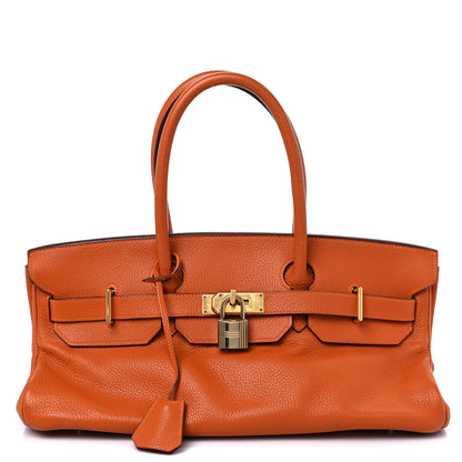 Hermes Taurillon Clemence JPG Birkin 42 Orange 1 of 24