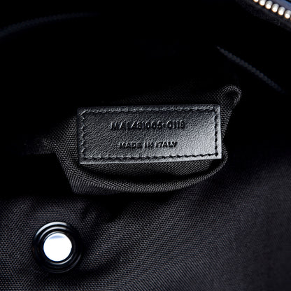 Saint Laurent Canvas Calfskin Race Rivington Backpack Black Navy 6 of 10