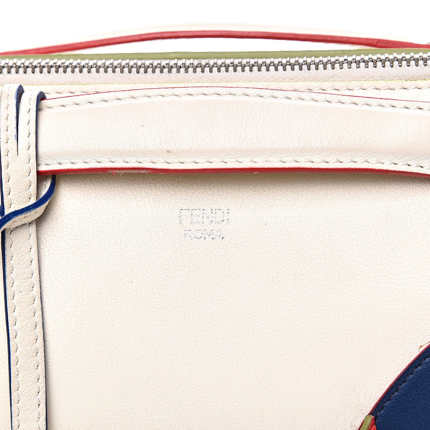 Vitello Dolce Marquetry Medium By The Way Boston Bag White Multicolor