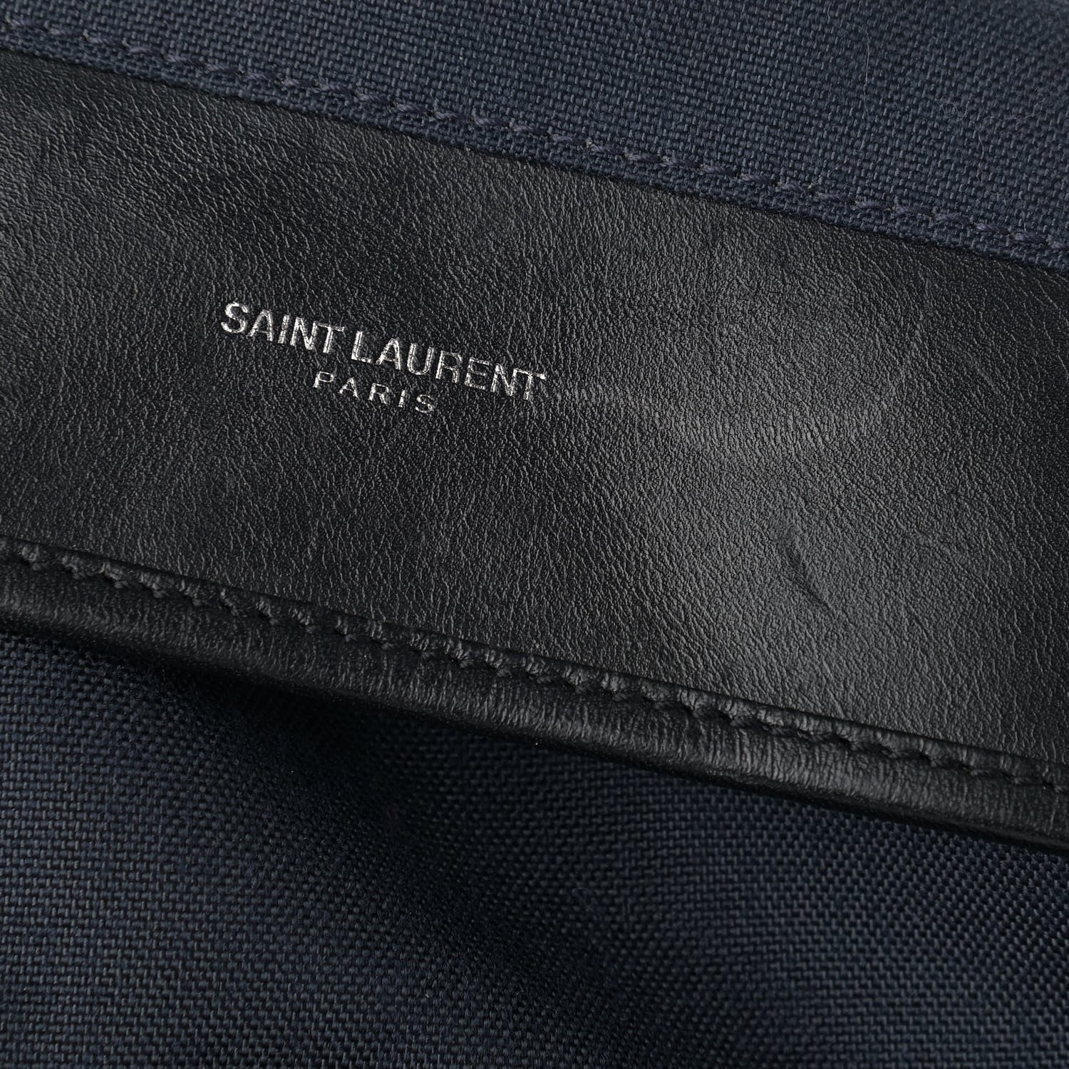 Saint Laurent Canvas Moon Backpack Navy 10 of 10