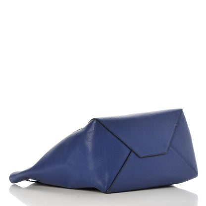 Celine Soft Grained Calfskin Small Belt Cabas Phantom Indigo 4 of 9