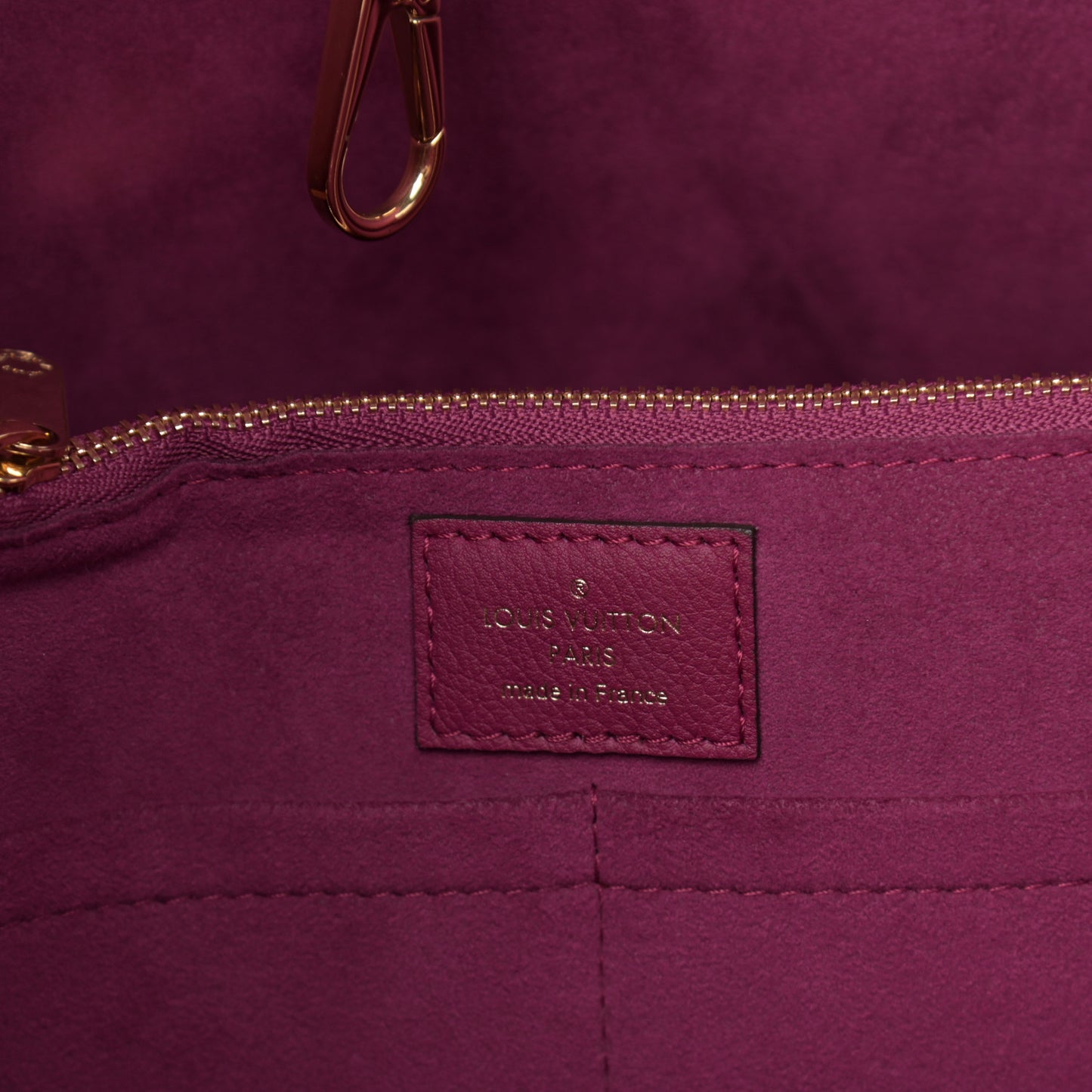 Calfskin Monogram Kimono Tote Grape