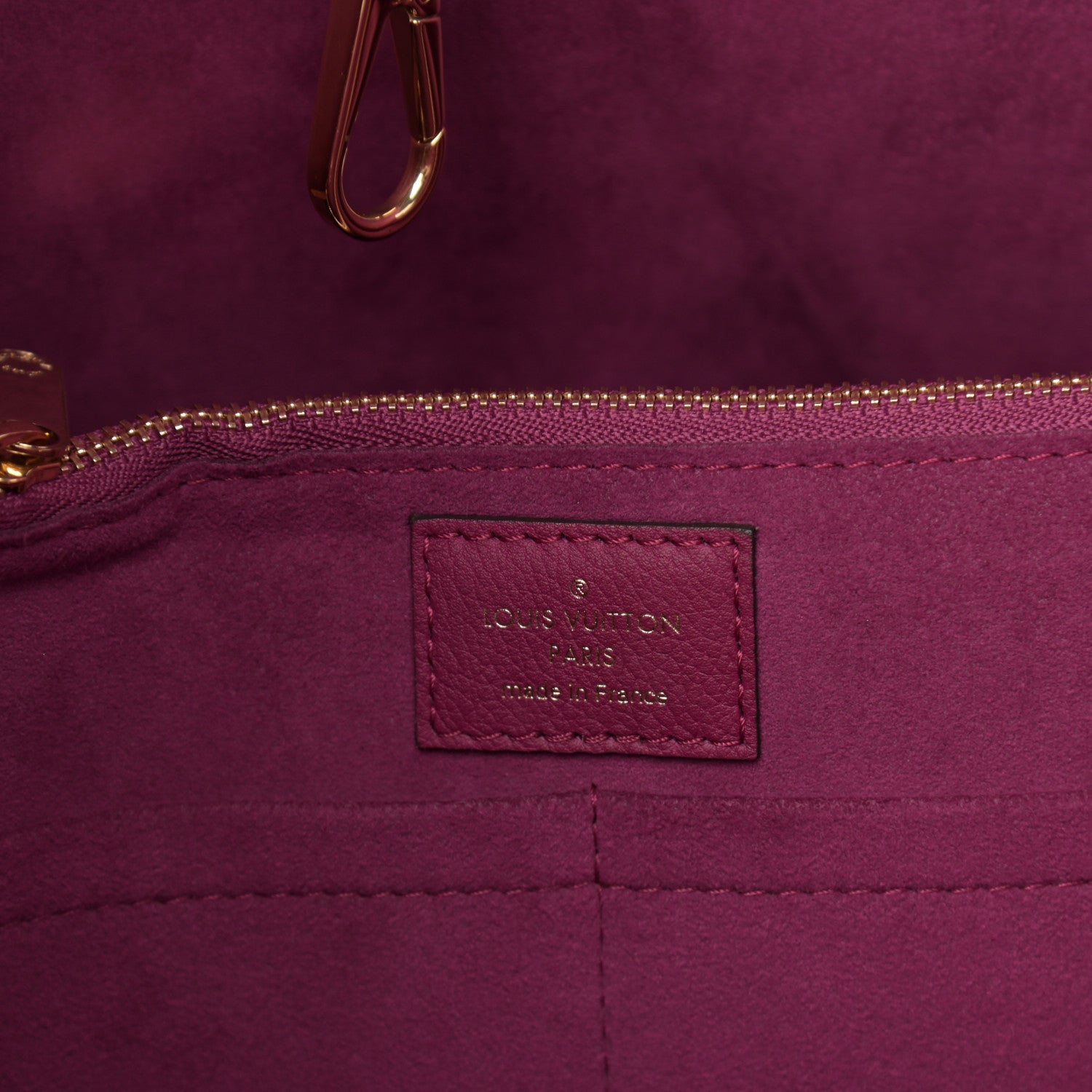 Louis Vuitton Calfskin Monogram Kimono Tote Grape 6 of 12