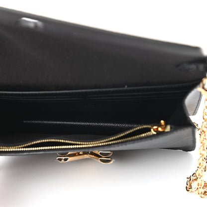 Louis Vuitton Epi Twist Belt Chain Wallet Black 5 of 10