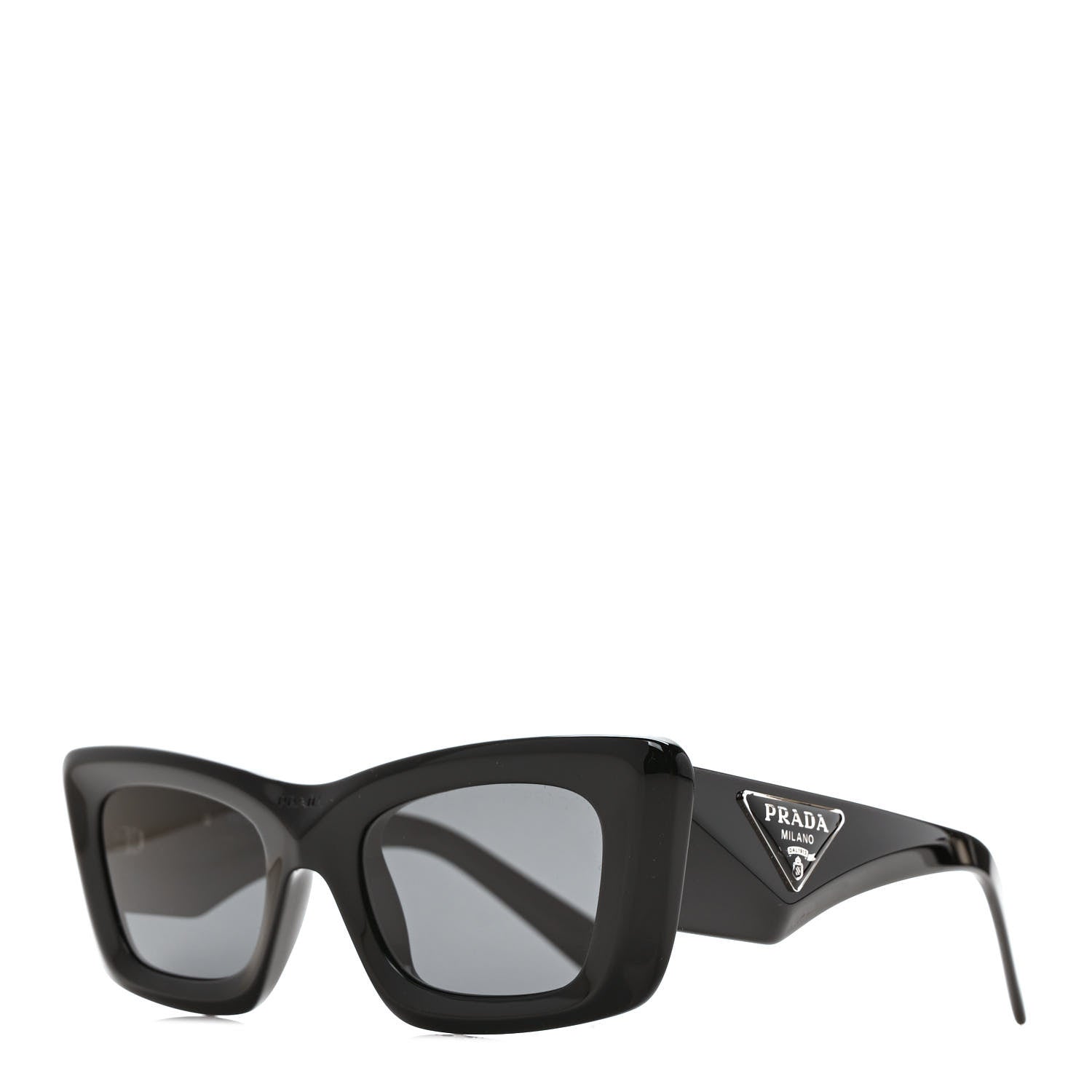 Prada Acetate Symbole Sunglasses SPR 13Z Black 1 of 8