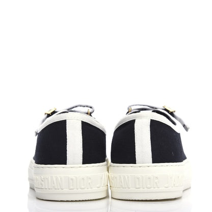 Christian Dior Canvas Walk'N'Dior Low Top Sneakers 38 Black 7 of 9