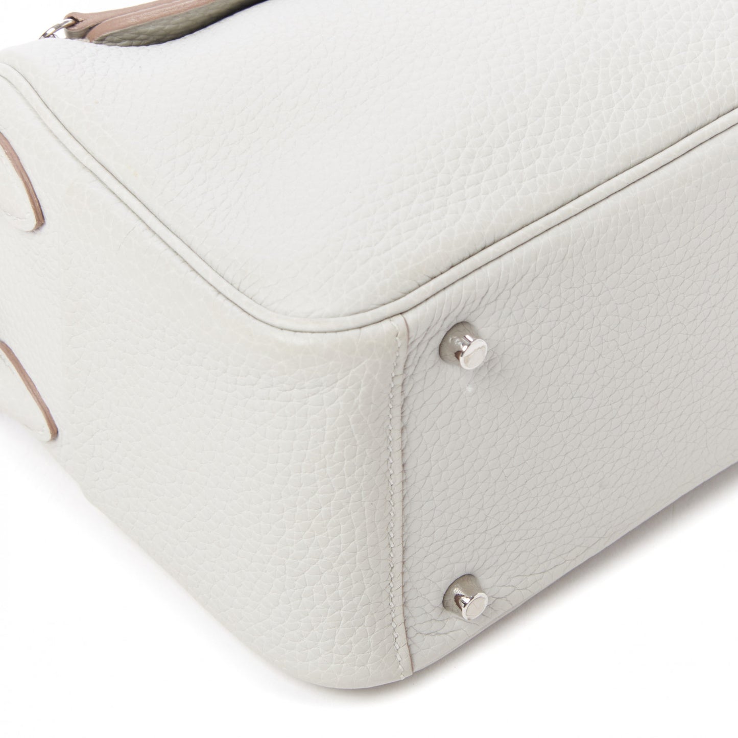 Taurillon Clemence Mini Lindy 20 Gris Perle