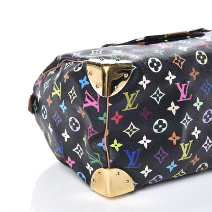 Louis Vuitton Monogram Multicolor Speedy 30 Black 8 of 9
