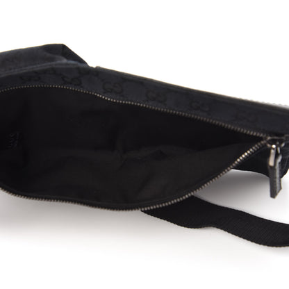 Gucci GG Monogram Double Pocket Belt Bag Black 5 of 11