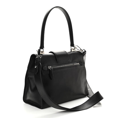 Prada City Calf Ribbon Shoulder Bag Black 3 of 10