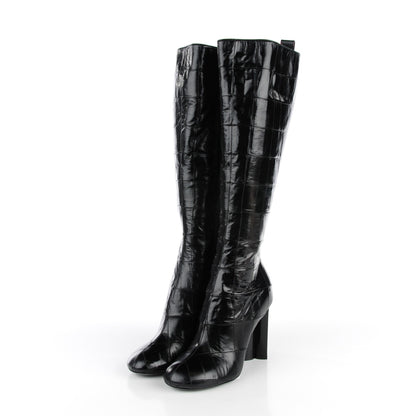 Louis Vuitton Eel Instinct High Boots 36 Black 3 of 7