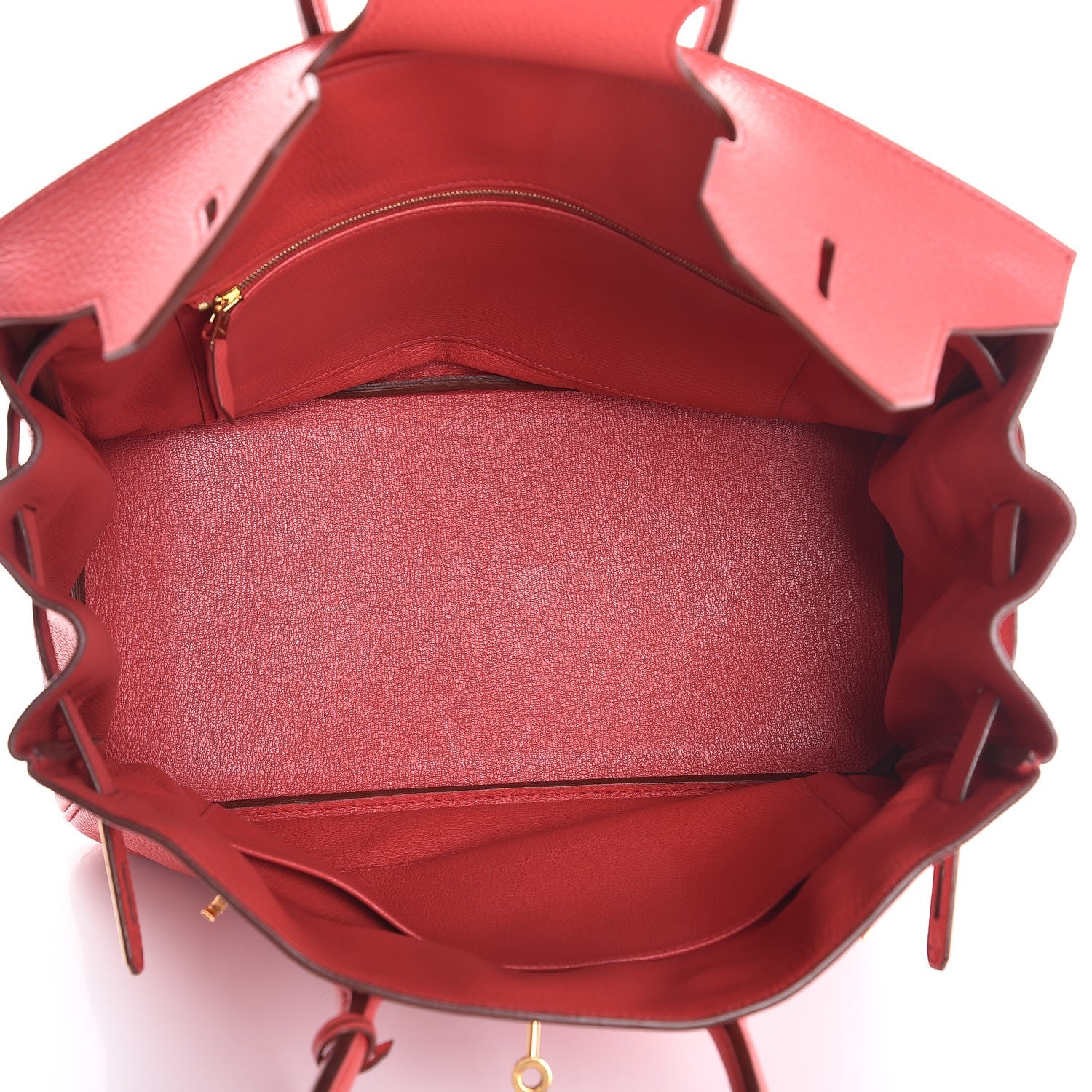 Hermes Taurillon Clemence Birkin 35 Bougainvillea 6 of 33
