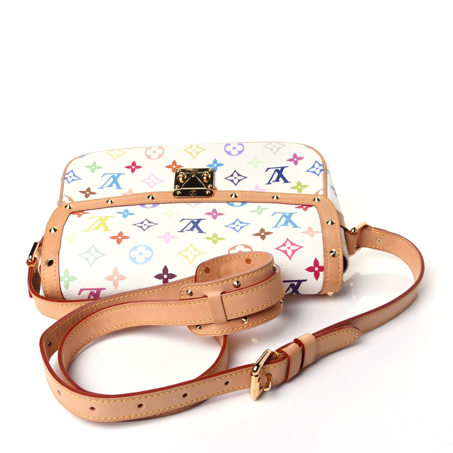 Louis Vuitton Monogram Multicolor Sologne White 9 of 12