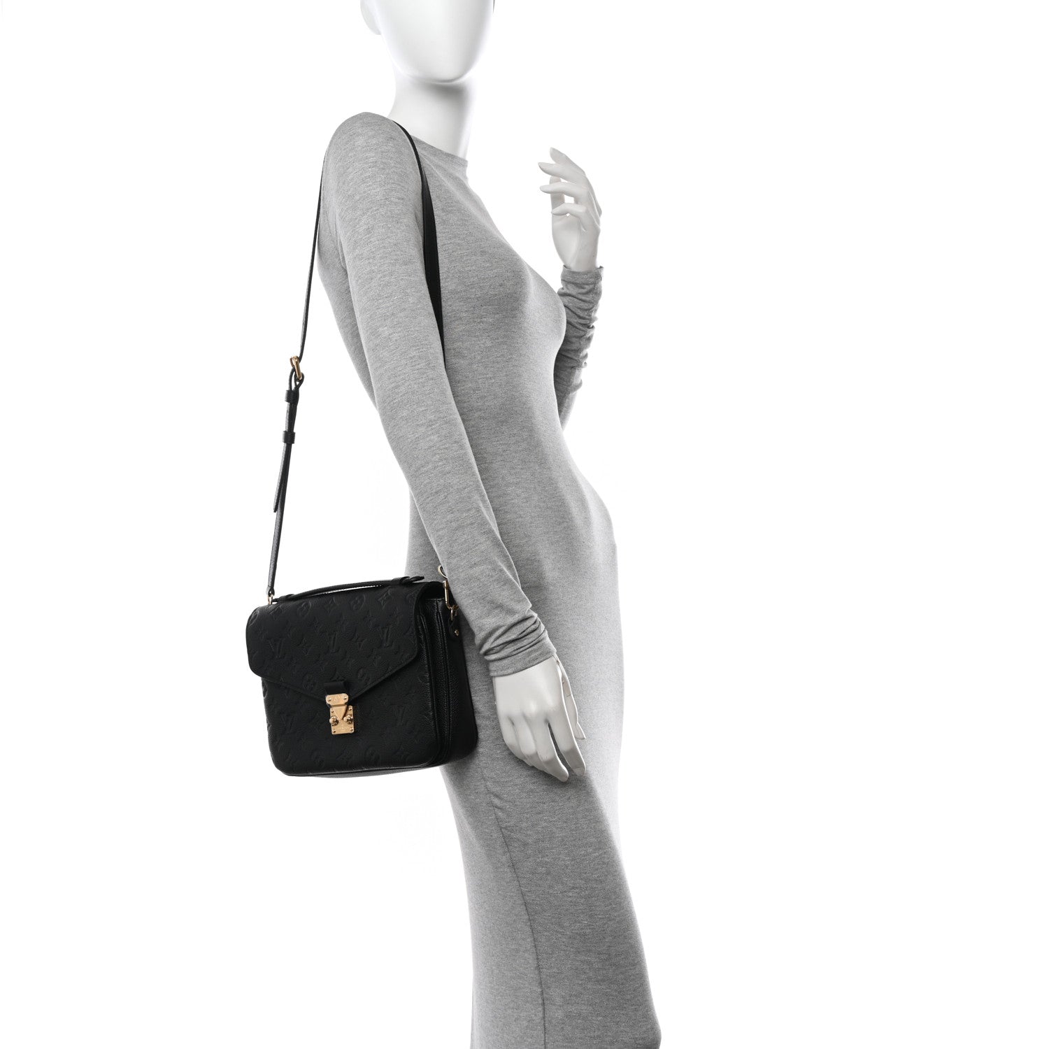 Louis Vuitton Empreinte Pochette Metis Black 2 of 10