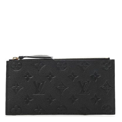 Louis Vuitton Empreinte Felicie Chain Wallet Zippered Insert Black 1 of 4