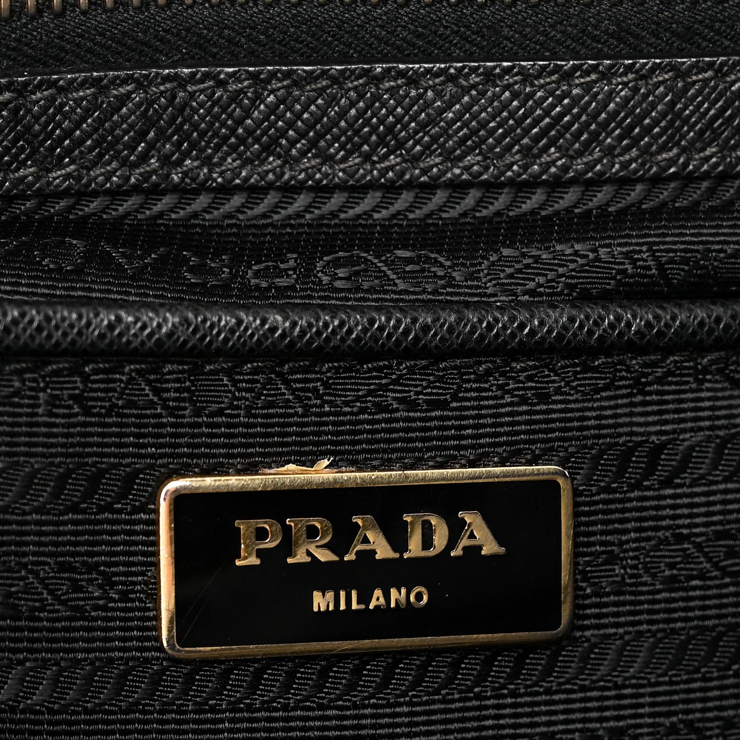 Saffiano Lux Large Tote Black