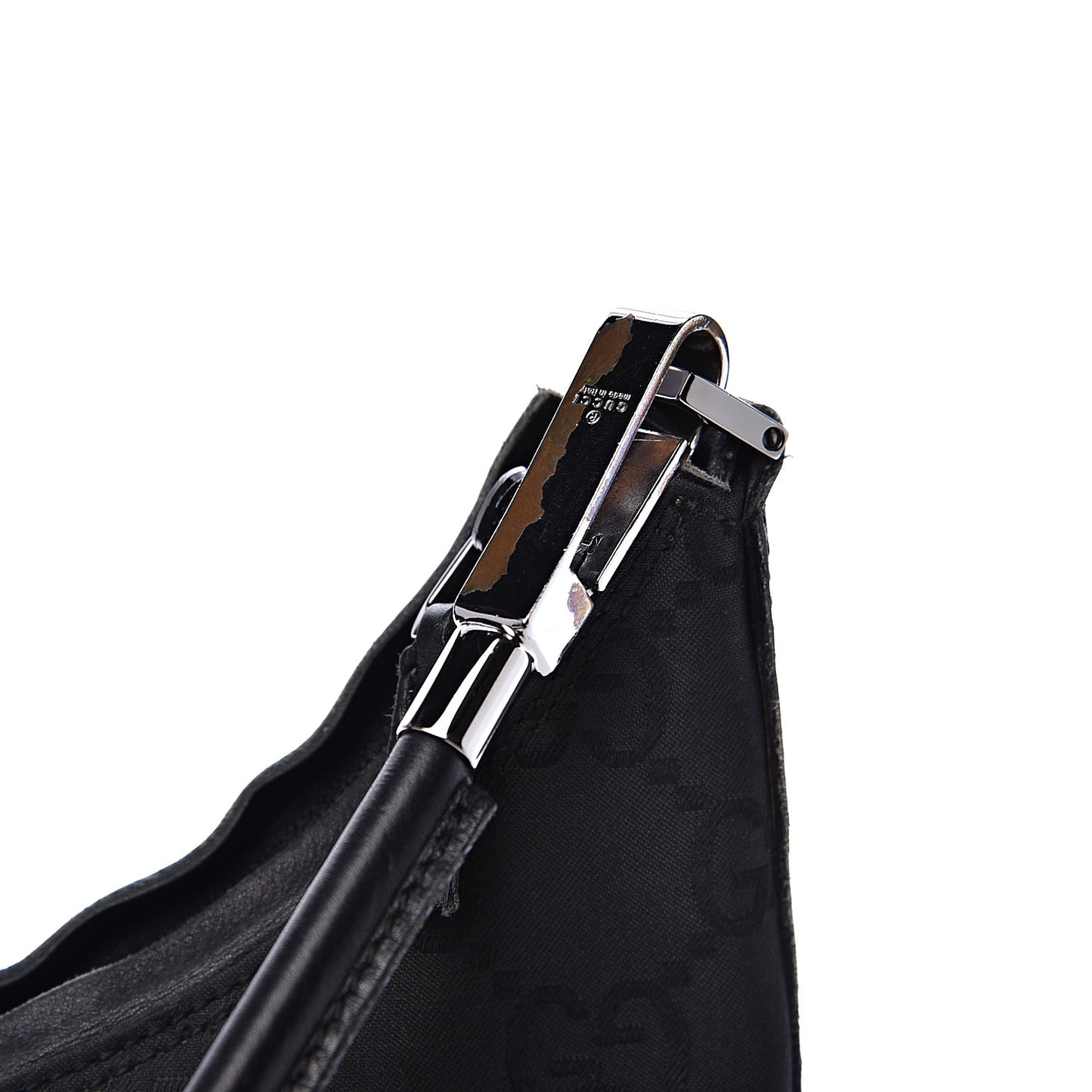 Nylon Monogram Small Hobo Black