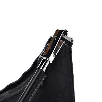 Gucci Nylon Monogram Small Hobo Black 12 of 15