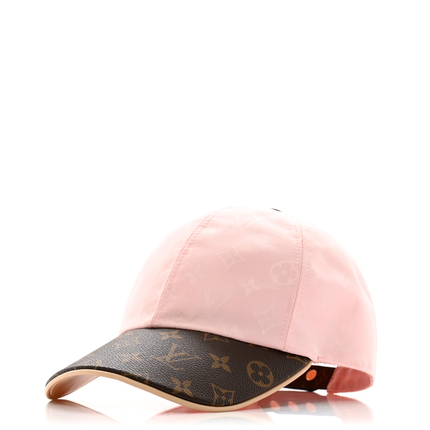 Polyester Silk Monogram LV Get Ready Cap M Pink