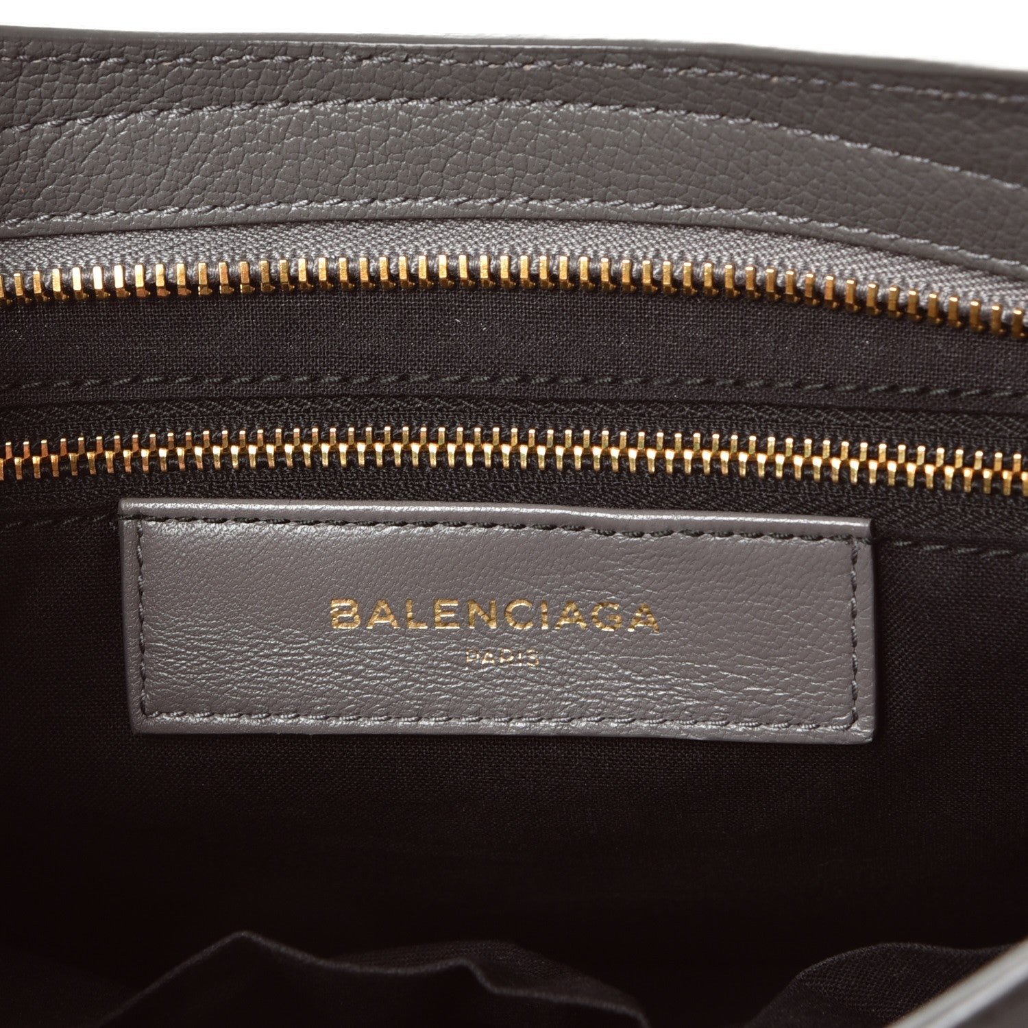 Balenciaga Chevre Gold Metallic Edge Hardware S City Gris Acier 6 of 8