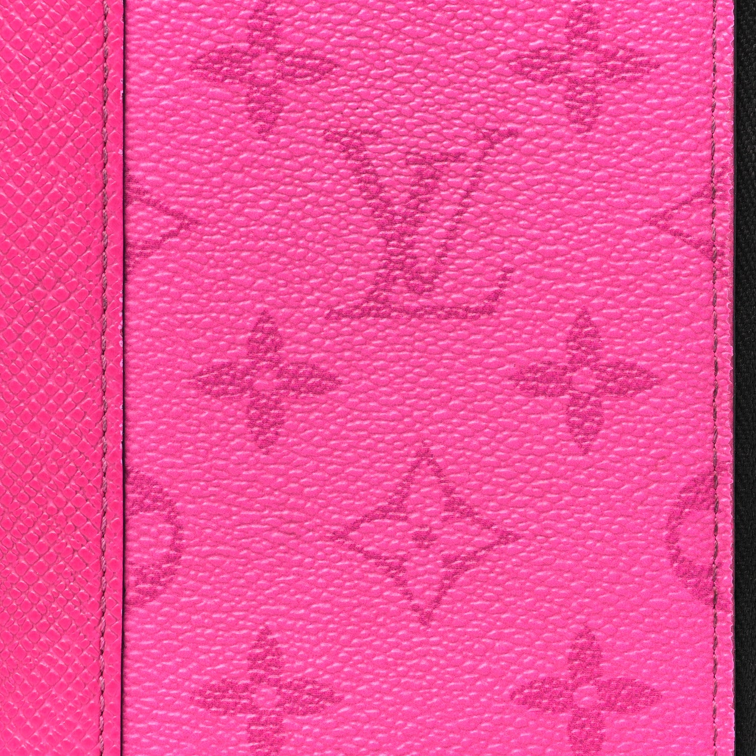 Louis Vuitton Taigarama Vertical Zippy Wallet Fuchsia 7 of 9