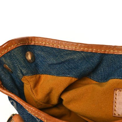 Louis Vuitton Monogram Denim Pleaty Blue 9 of 11