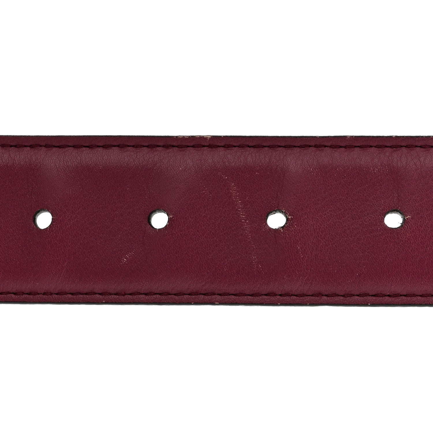 Gucci Moon Calfskin Interlocking G 37mm Belt 80 32 Glossy Pink 4 of 8