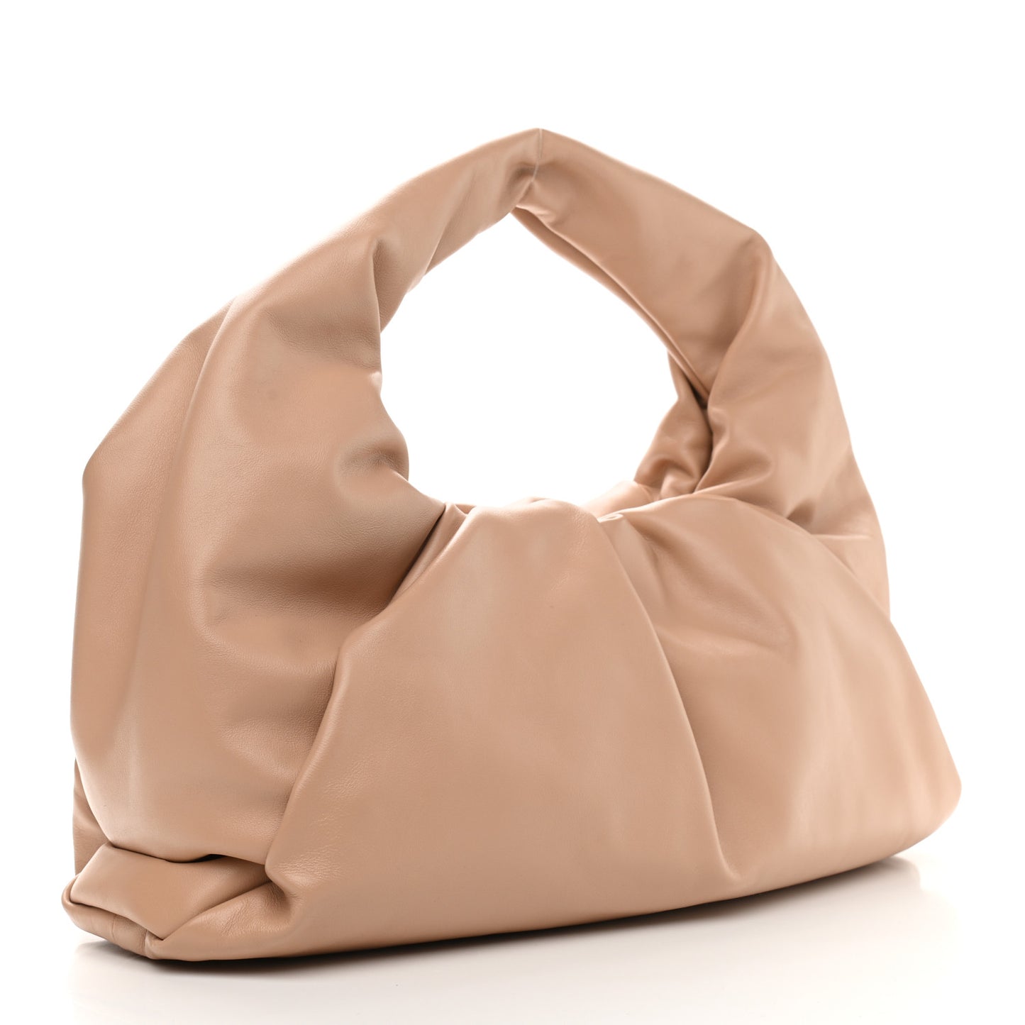 Smooth Butter Calfskin Small The Shoulder Pouch Almond