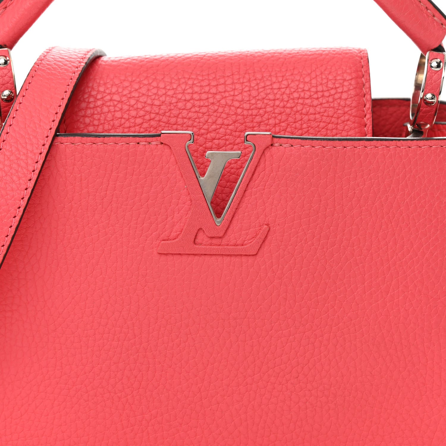 Louis Vuitton Taurillon Capucines BB Rose Litchi 7 of 17