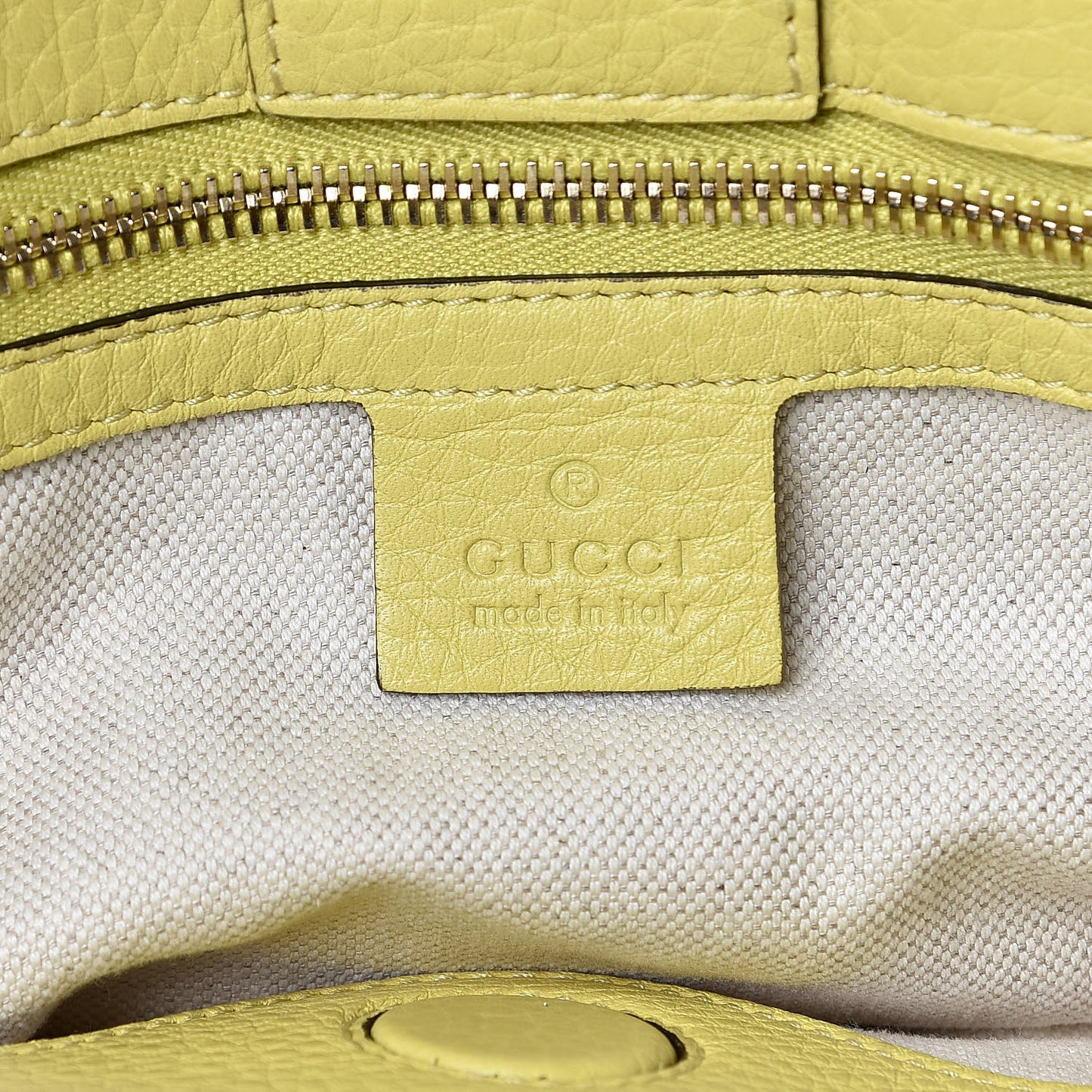 Calfskin Large Bamboo Shopper Tote Citrus
