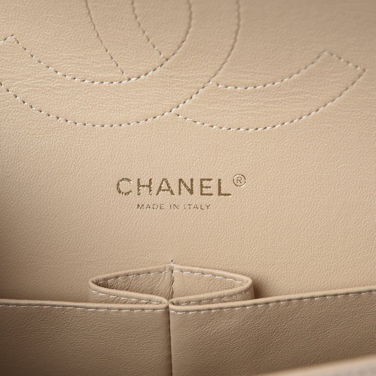 Chanel Caviar Quilted Jumbo Double Flap Light Beige 8 of 9