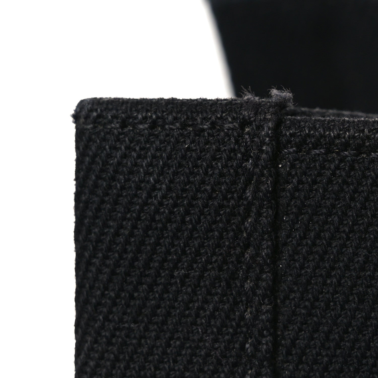 Saint Laurent Linen Calfskin Rive Gauche North South Tote Black 11 of 11