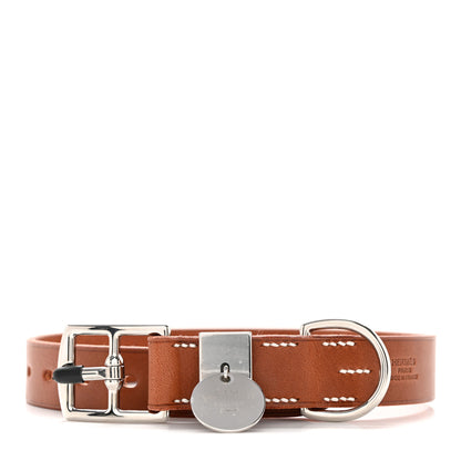 Hermes Toile Natural Bridle Robocar II Dog Collar M Dark Irish 1 of 9