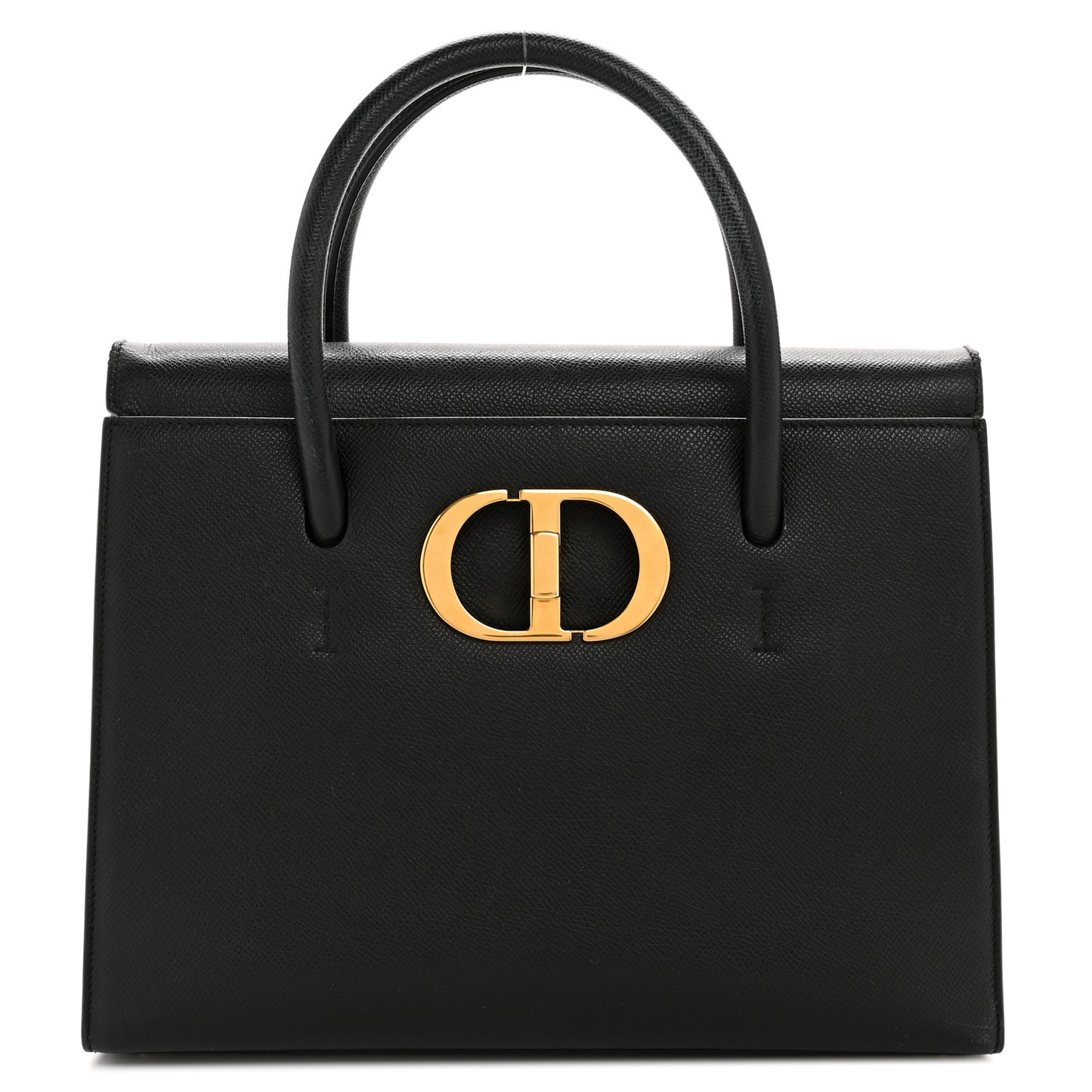 Grained Calfskin Large St. Honore Tote Black